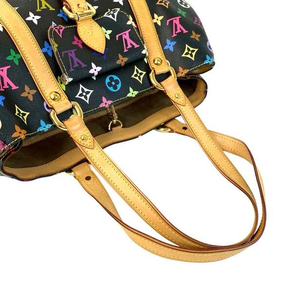 LOUIS VUITTON Aurelia MM Monogram Multicolor Leather Tote Bag/Semi-Shoulder B... - Picture 4 of 10
